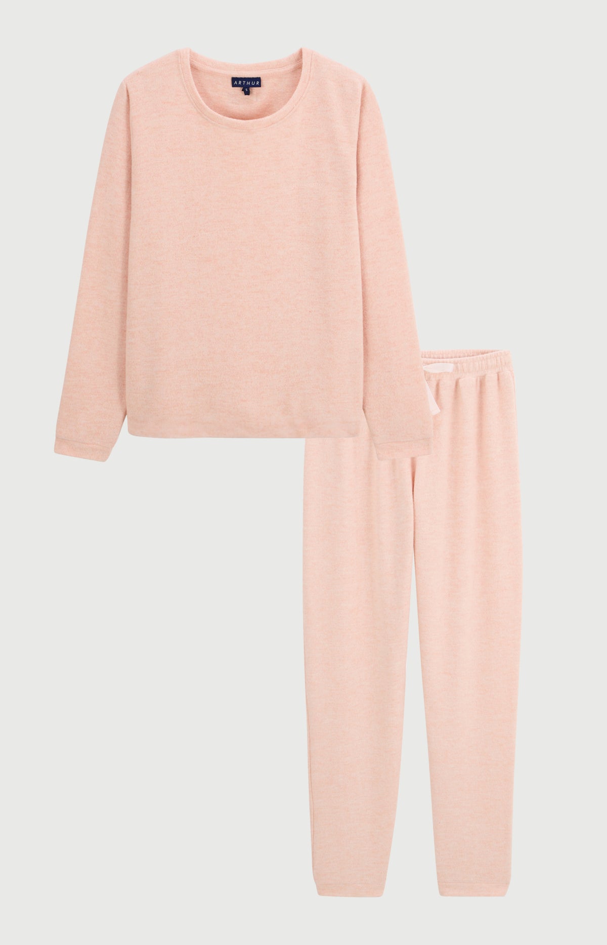 Pyjama en coton molletonné - Magnolia