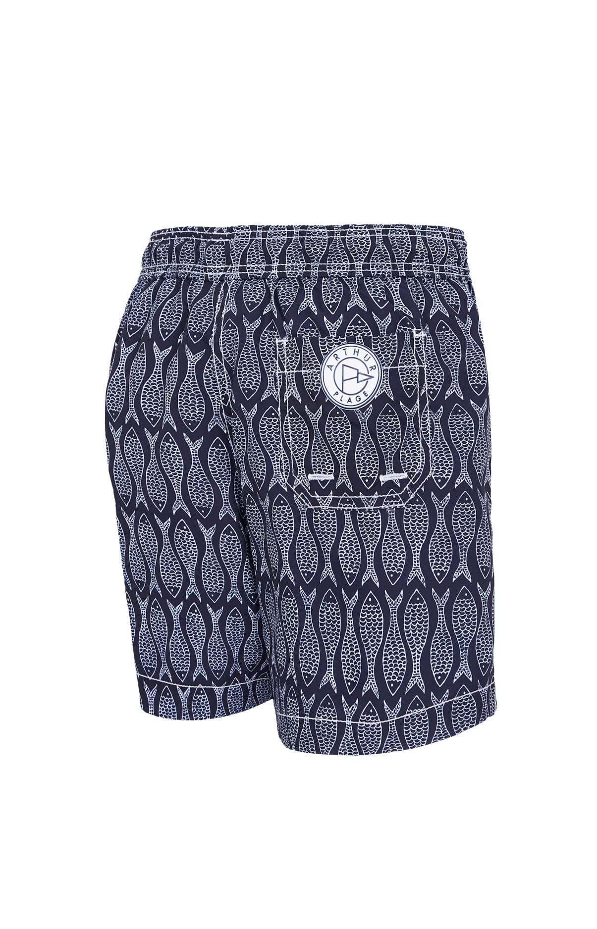 Short de bain Enfant banc de poisson Marine 5