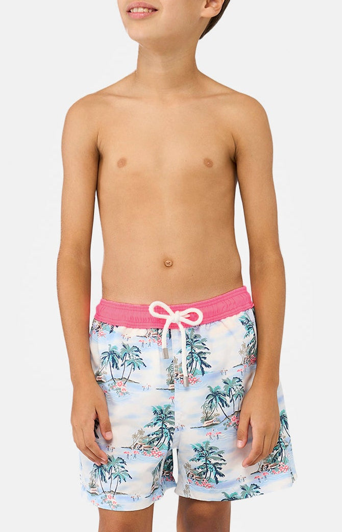 Short de bain Enfant Hawai Bleu 1