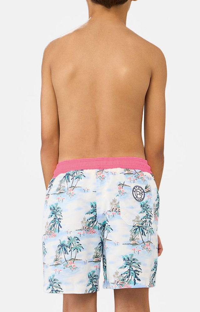 Short de bain Enfant Hawai Bleu 4