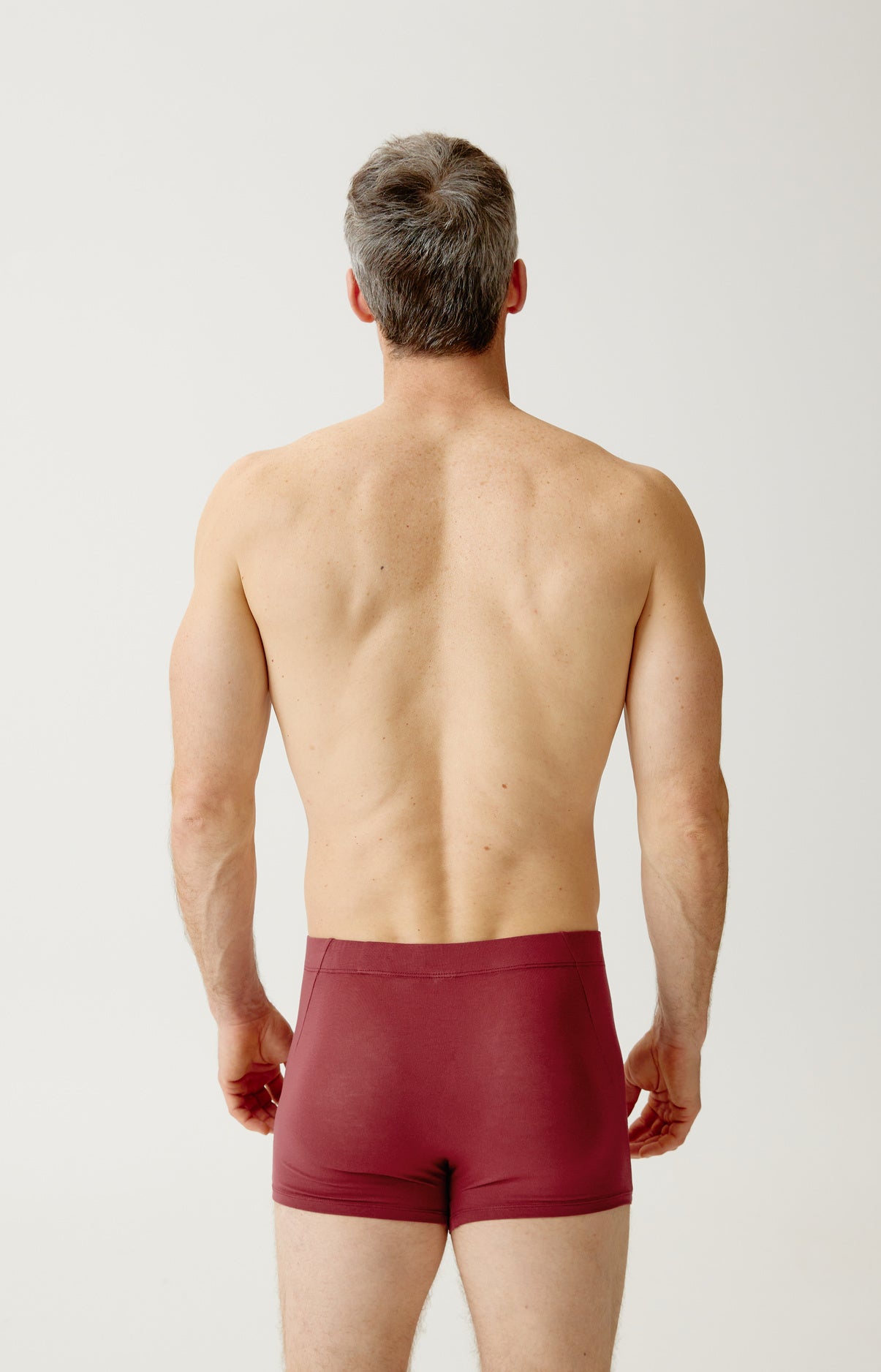Boxer en modal bob bordeaux homme 5
