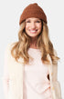 Bonnet Accessoire Alpaga paillette Homme Beige et Marron 1