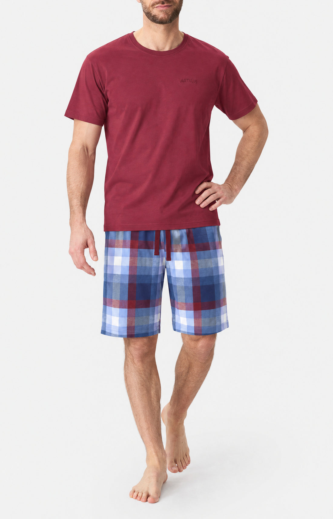 Pyjashort en jersey de coton léger - Montréal