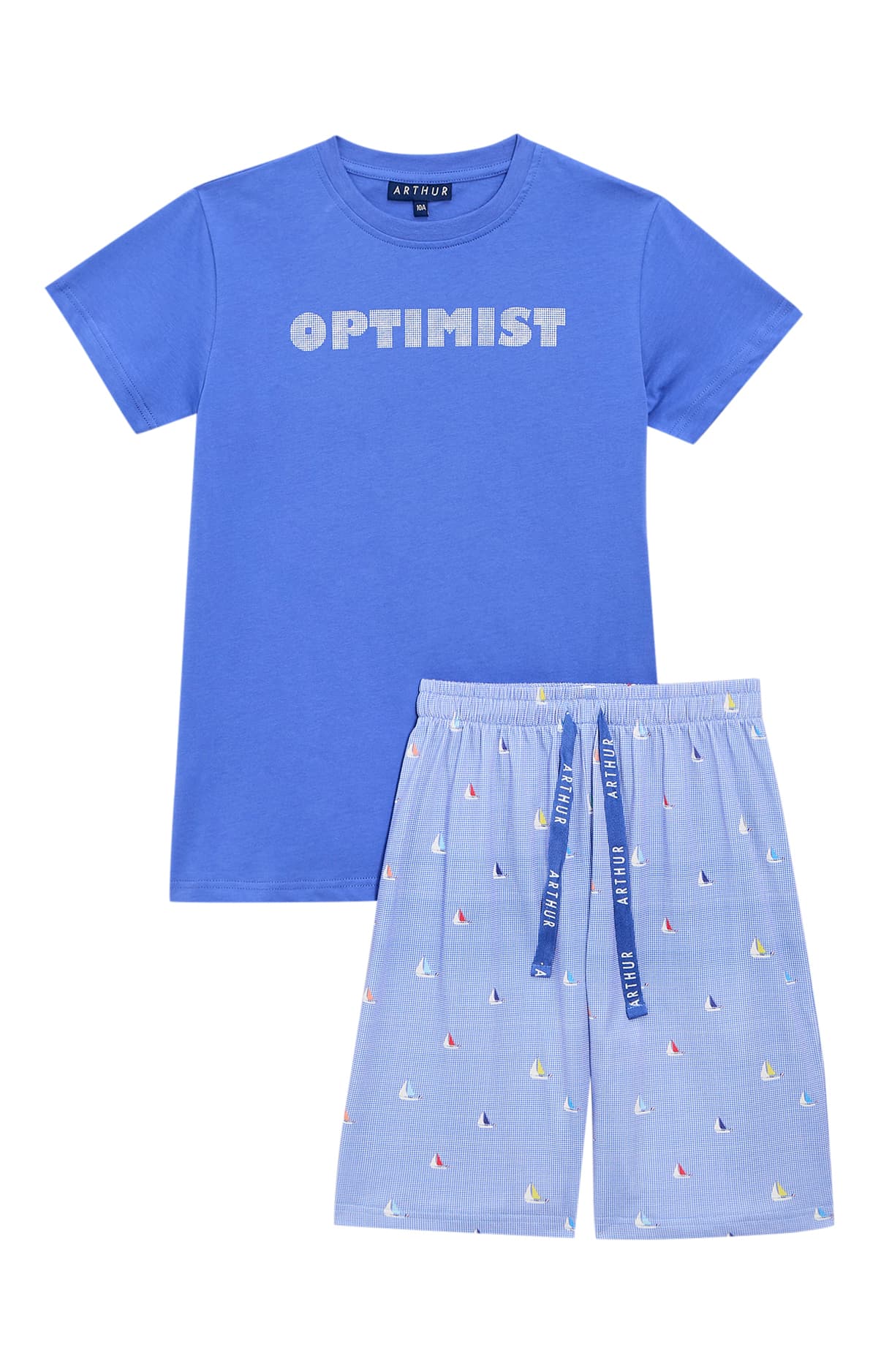 Pyjashort Enfant Boat Bleu 4