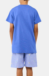 Pyjashort Enfant Boat Bleu 7