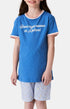 Pyjashort enfant Roland Garros tennis bleu 1