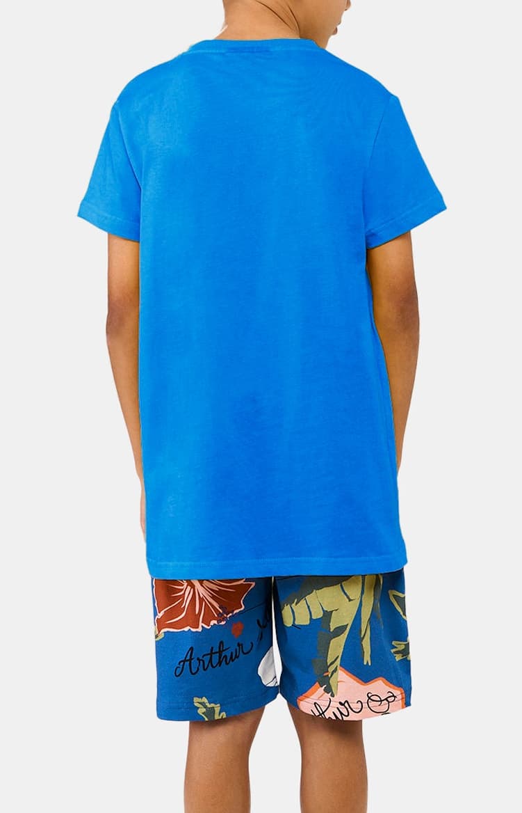 Pyjashort Enfant Arthur Island Bleu et Multicolore 6