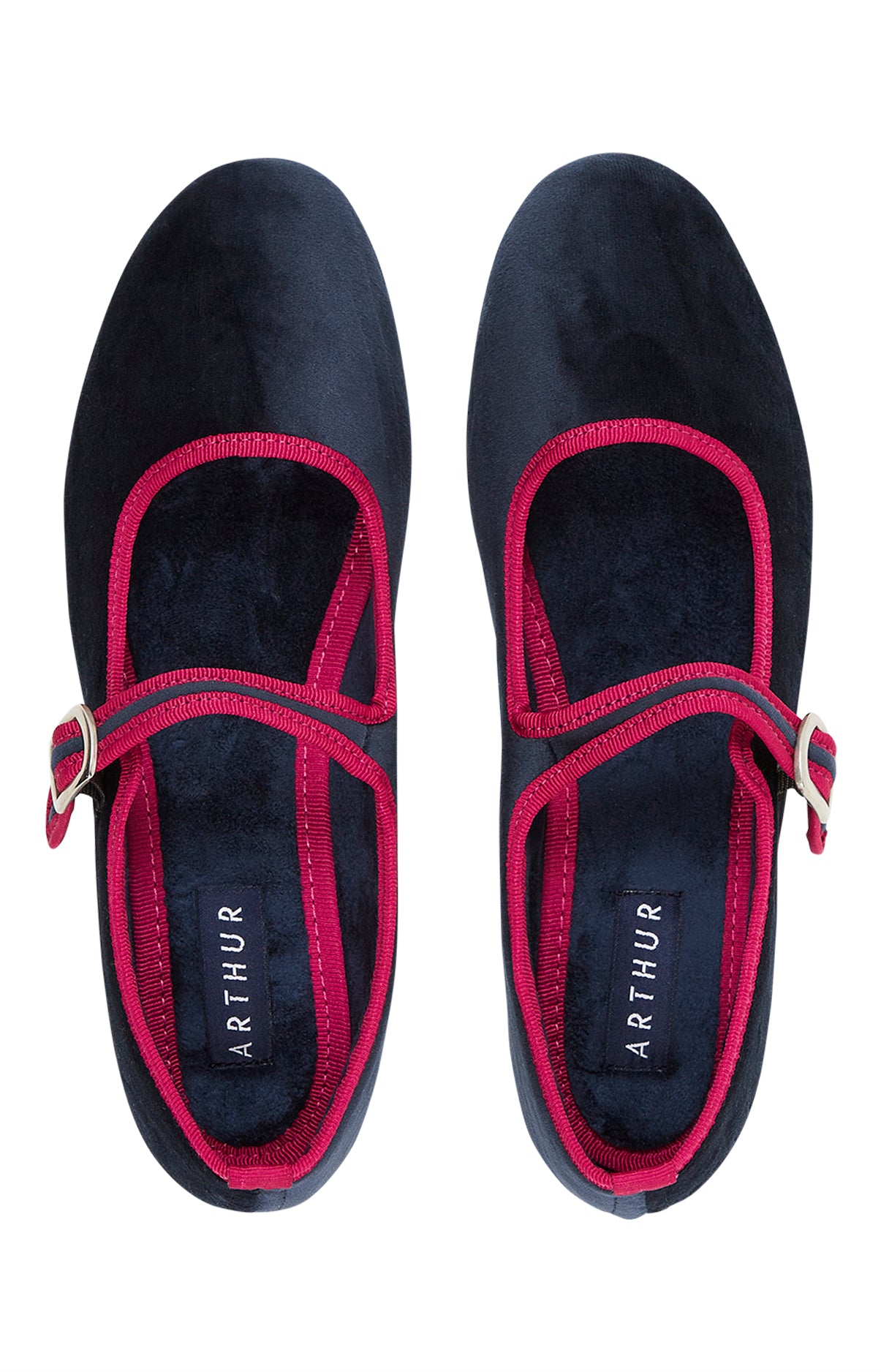 Ballerines Femme  Velvet Homme Marine 2