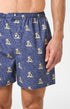 Caleçon classique homme bleu marine teddy champagne nouvel an 2