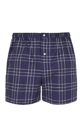 Caleçon classique en popeline de coton Homme Lewis marine 3
