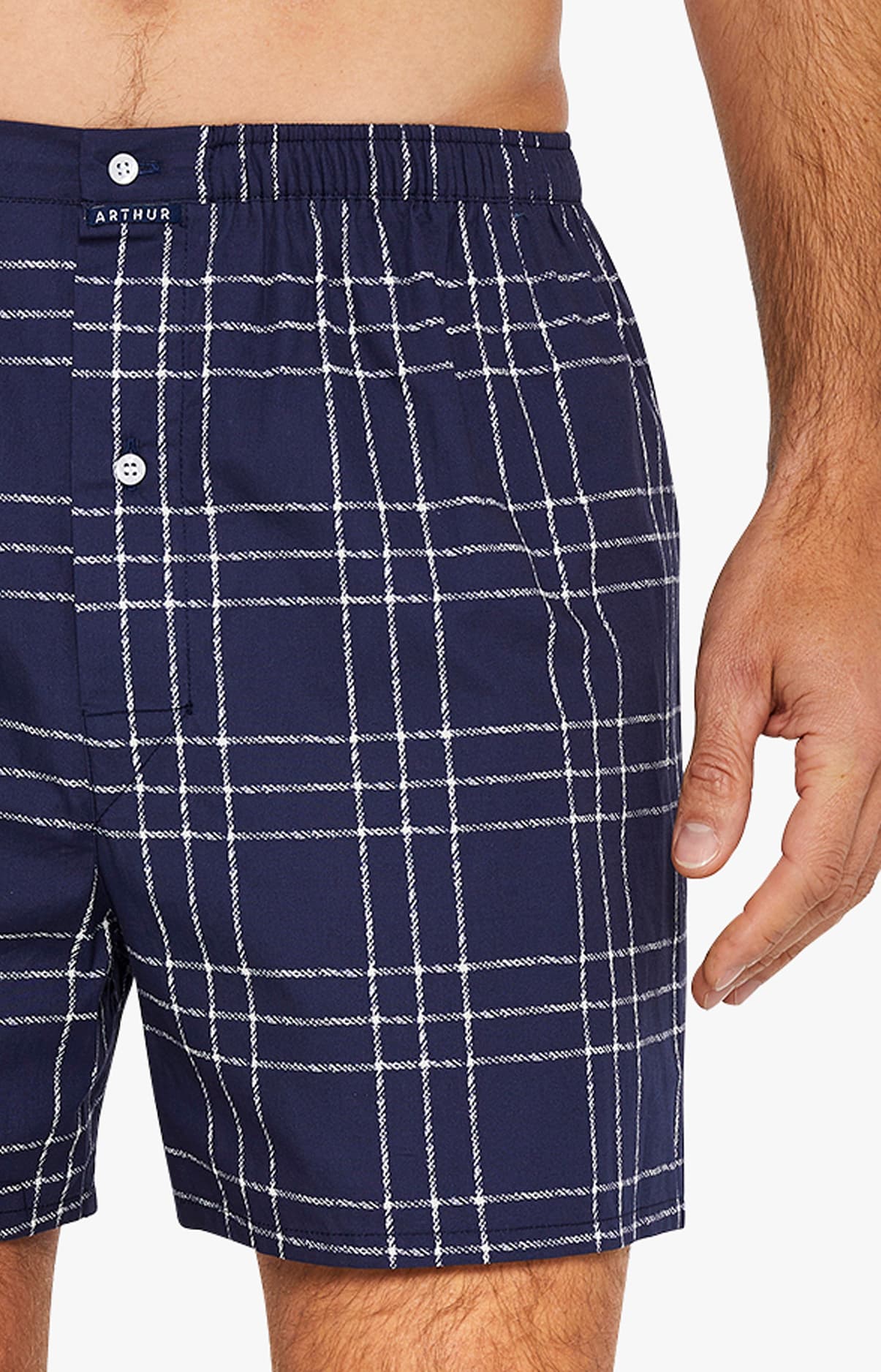 Caleçon classique Homme Lewis Marine 1