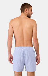 Caleçon classique Homme Rayure Marine et Bleu 9