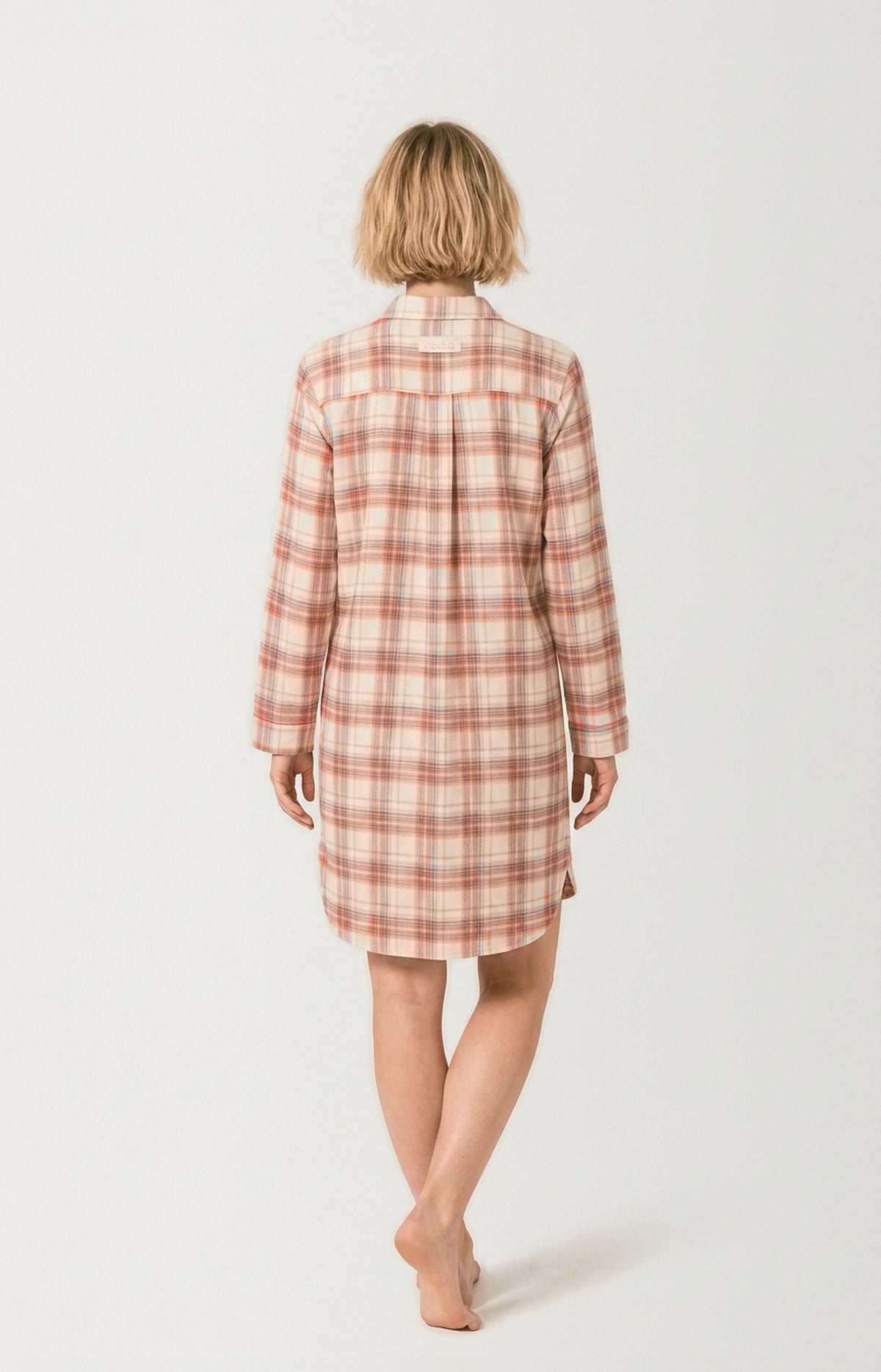 Chemise Grand-Père en flanelle de coton - Alix