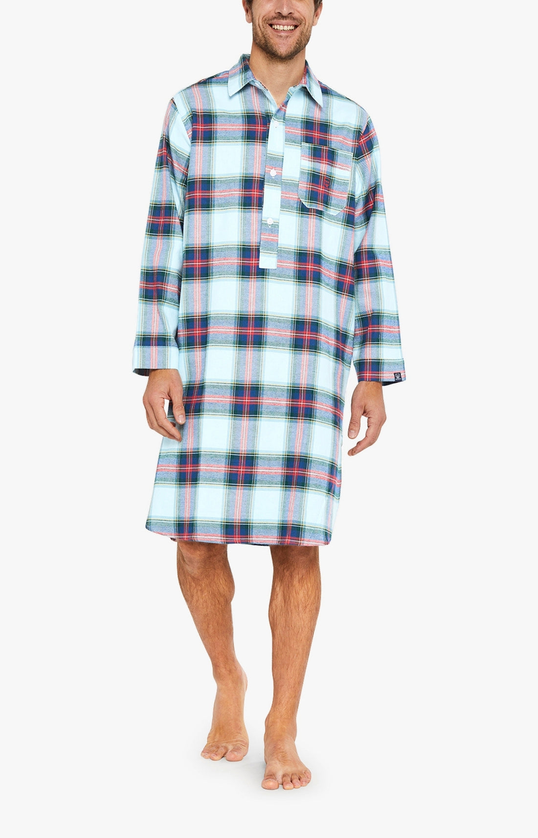 Chemise Grand-Père Logan Bleu 4