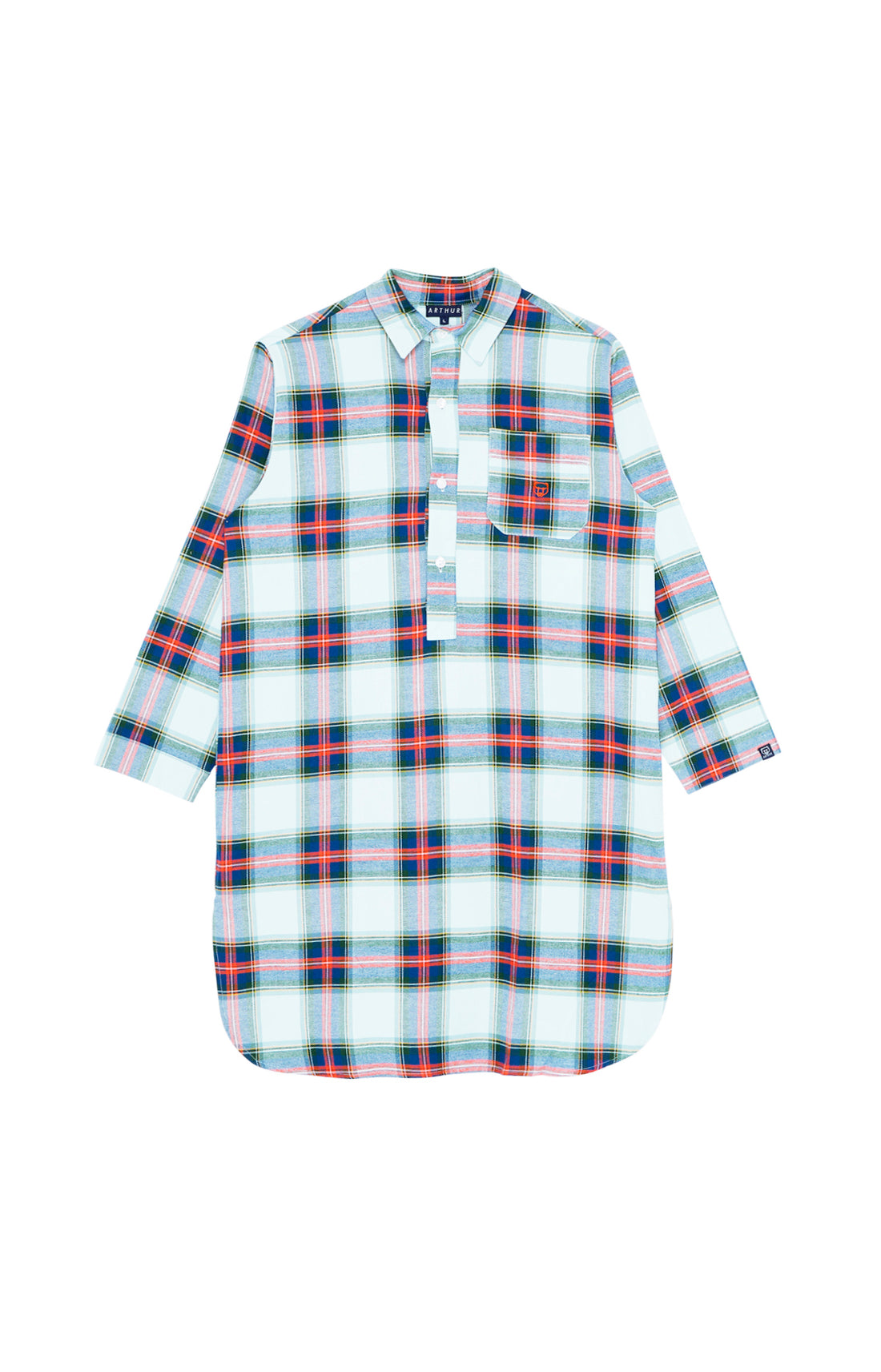 Chemise Grand-Père Logan Bleu 6