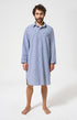 Chemise de nuit Homme Vichy Manches longues Imprimé petits carreaux 1