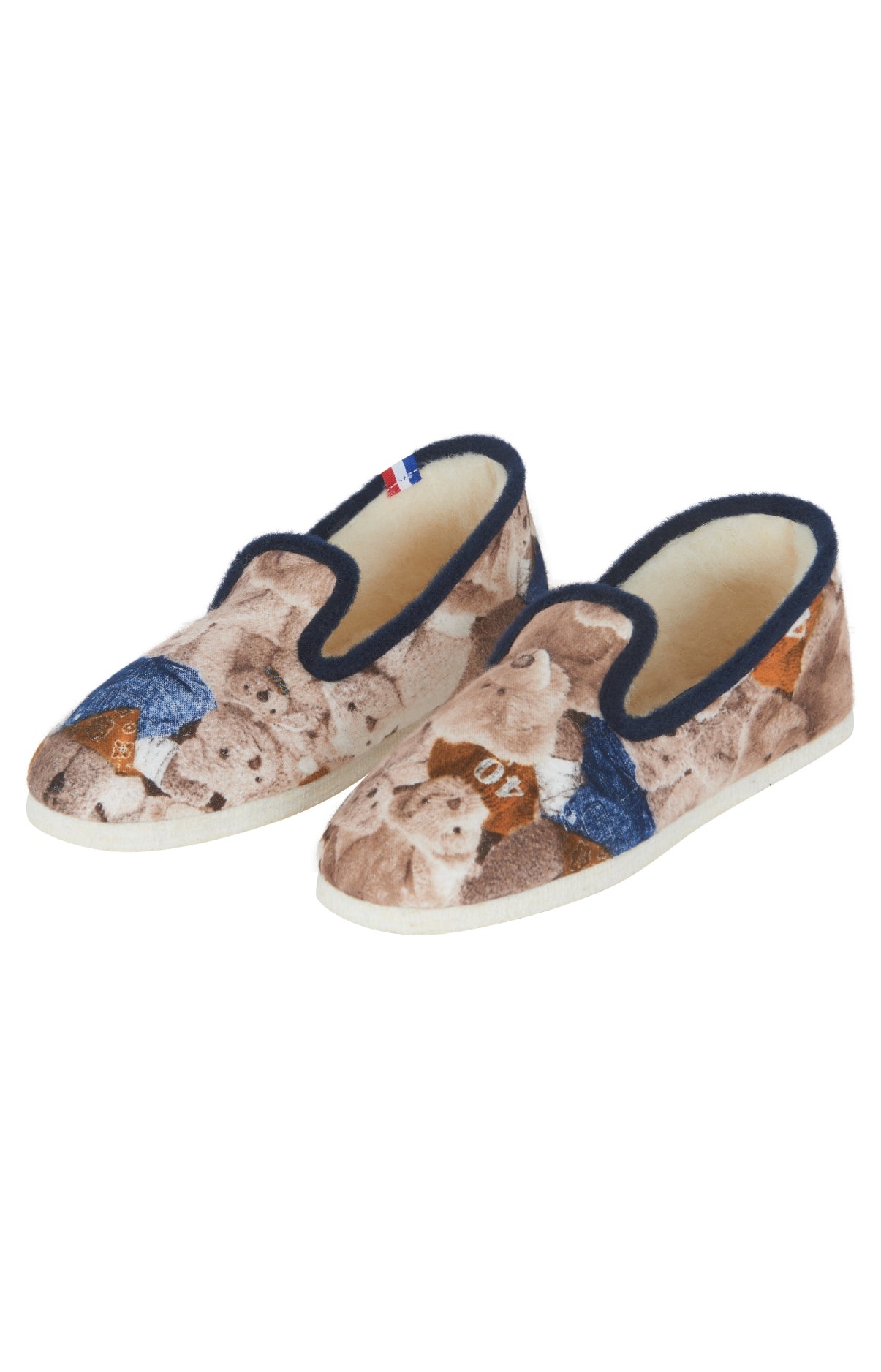 Charentaises Femme Teddy 40 ans Beige et Marron 1