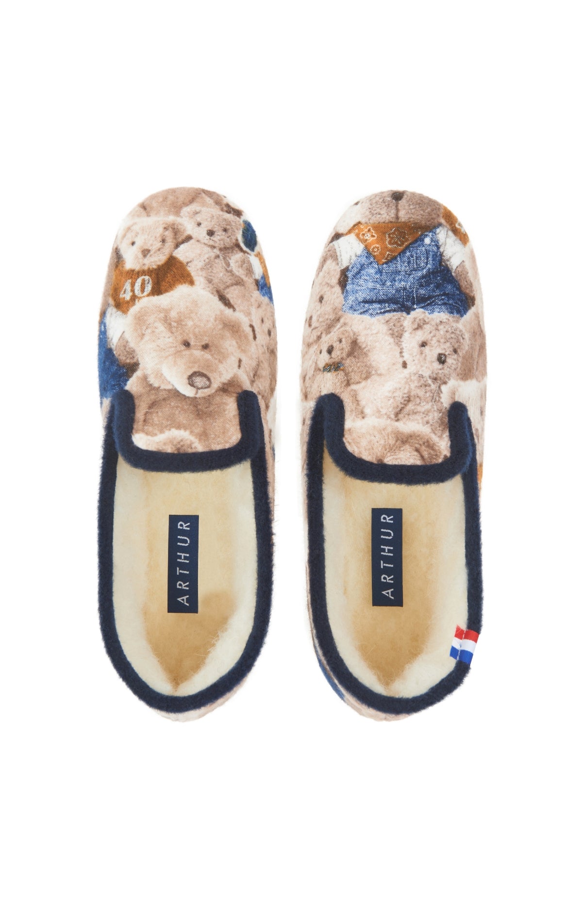 Charentaises Femme Teddy 40 ans Beige et Marron 3