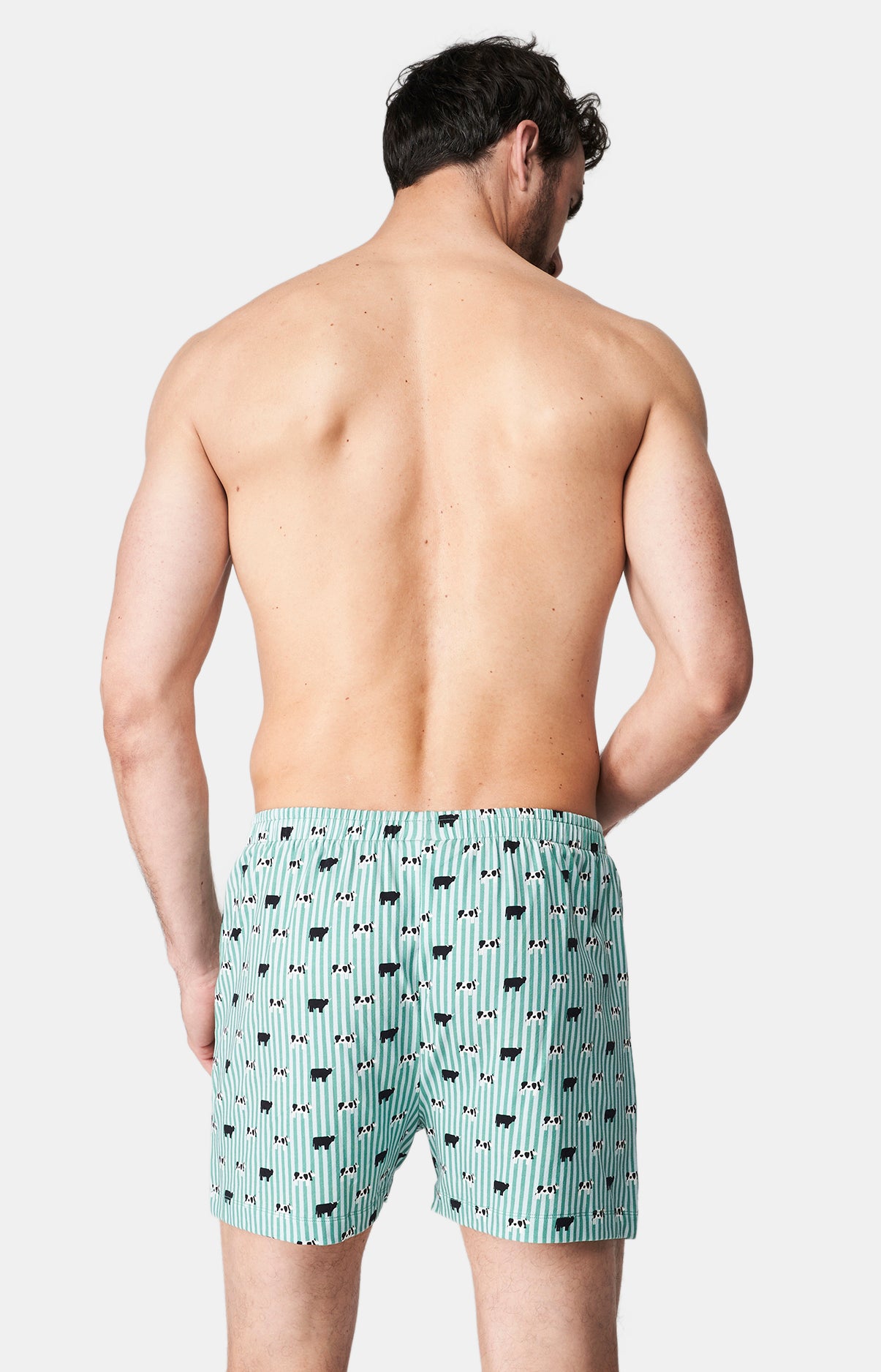 Caleçon de nuit Homme Meeuuh Vert 5
