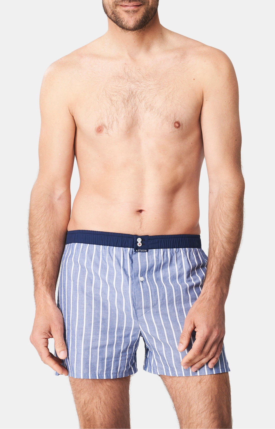 Caleçon avec suspensoir Homme Le Club n°1053 Marine 1