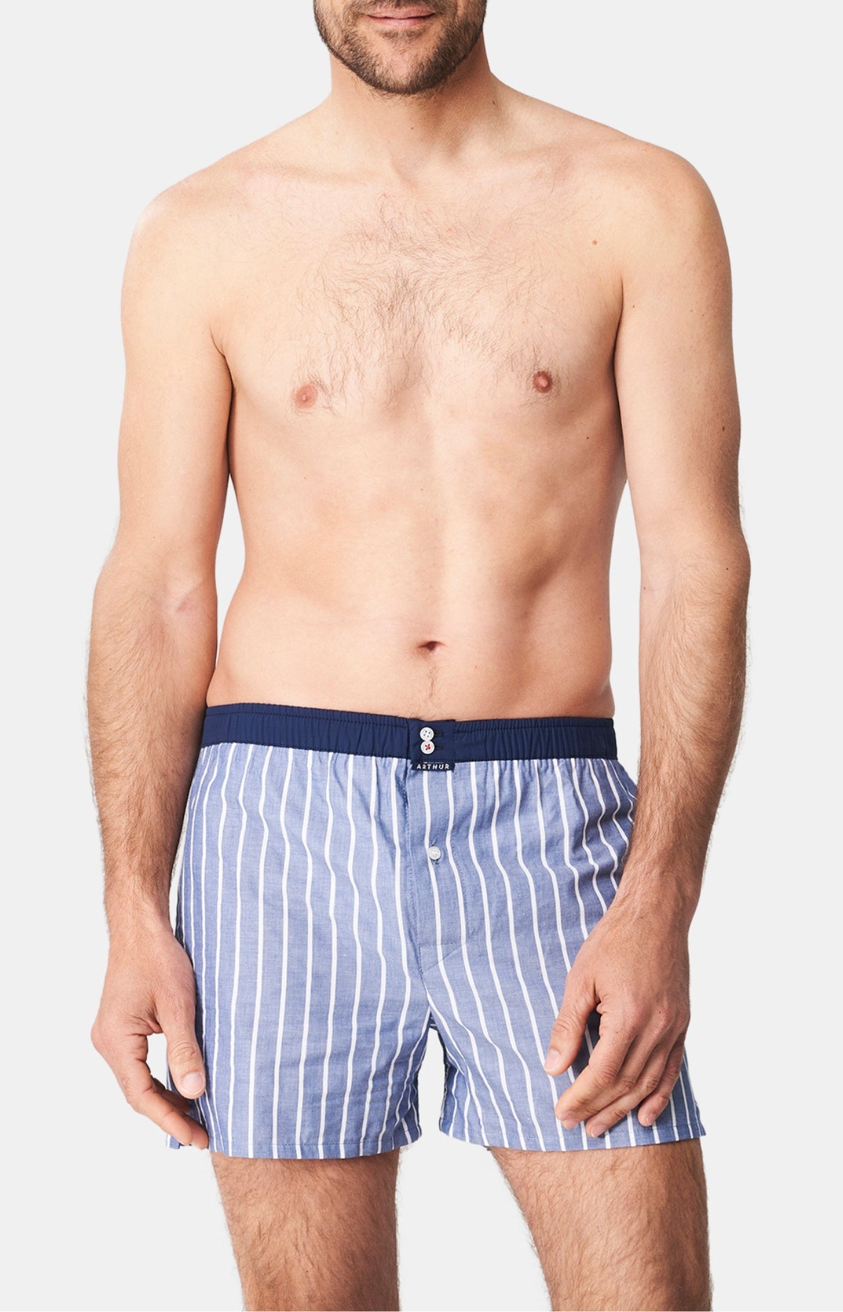 Caleçon avec suspensoir Homme Le Club n°1053 Marine 1