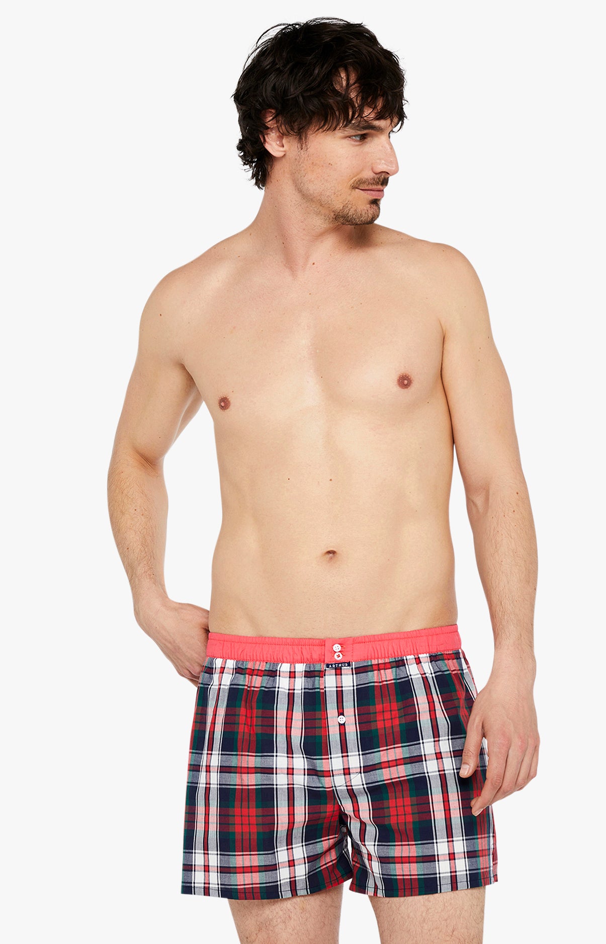 Caleçon avec suspensoir Homme Le Club n°1057 Rouge 1