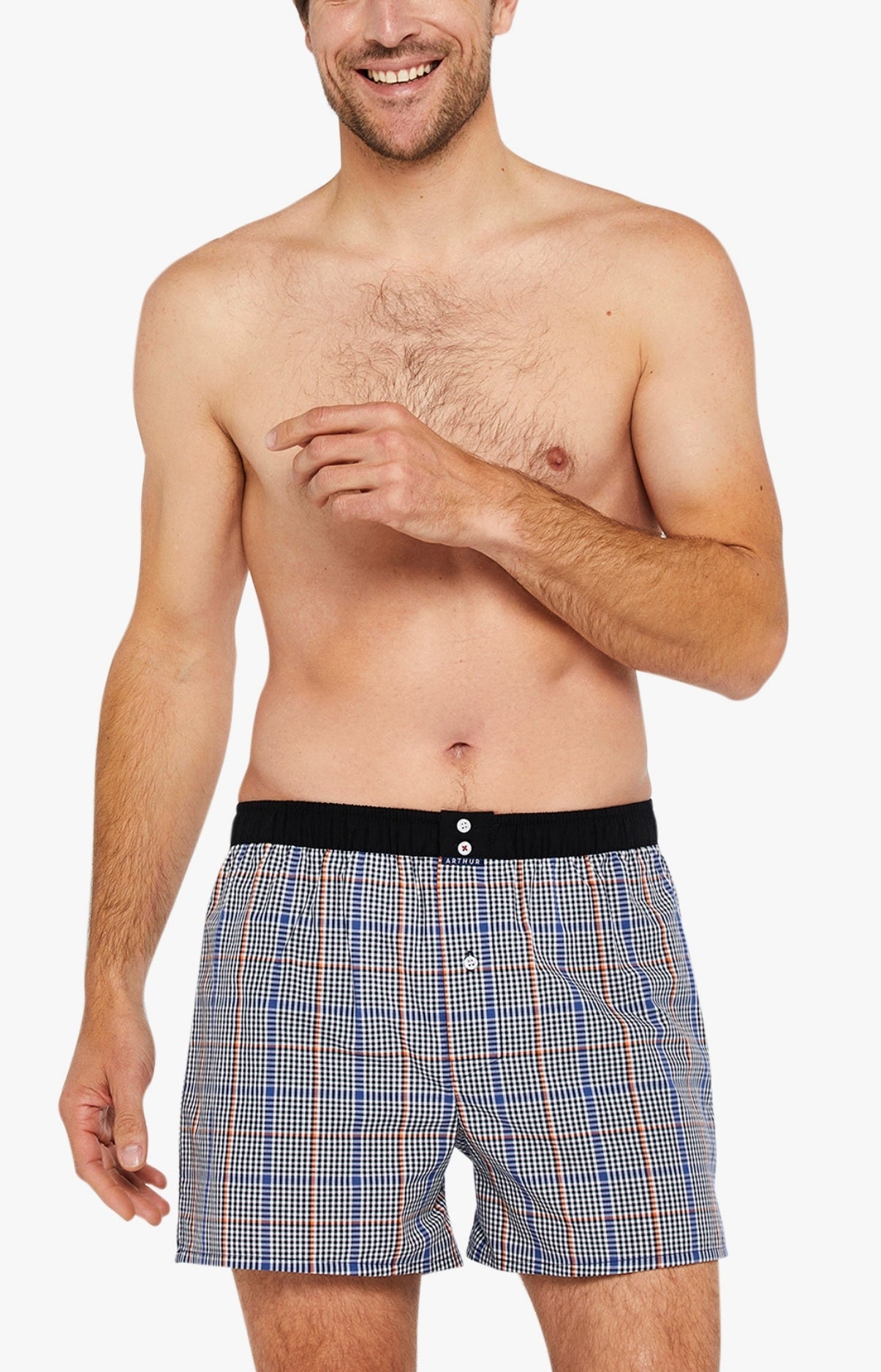Caleçon avec suspensoir Homme Le Club n°1067 Gris 1