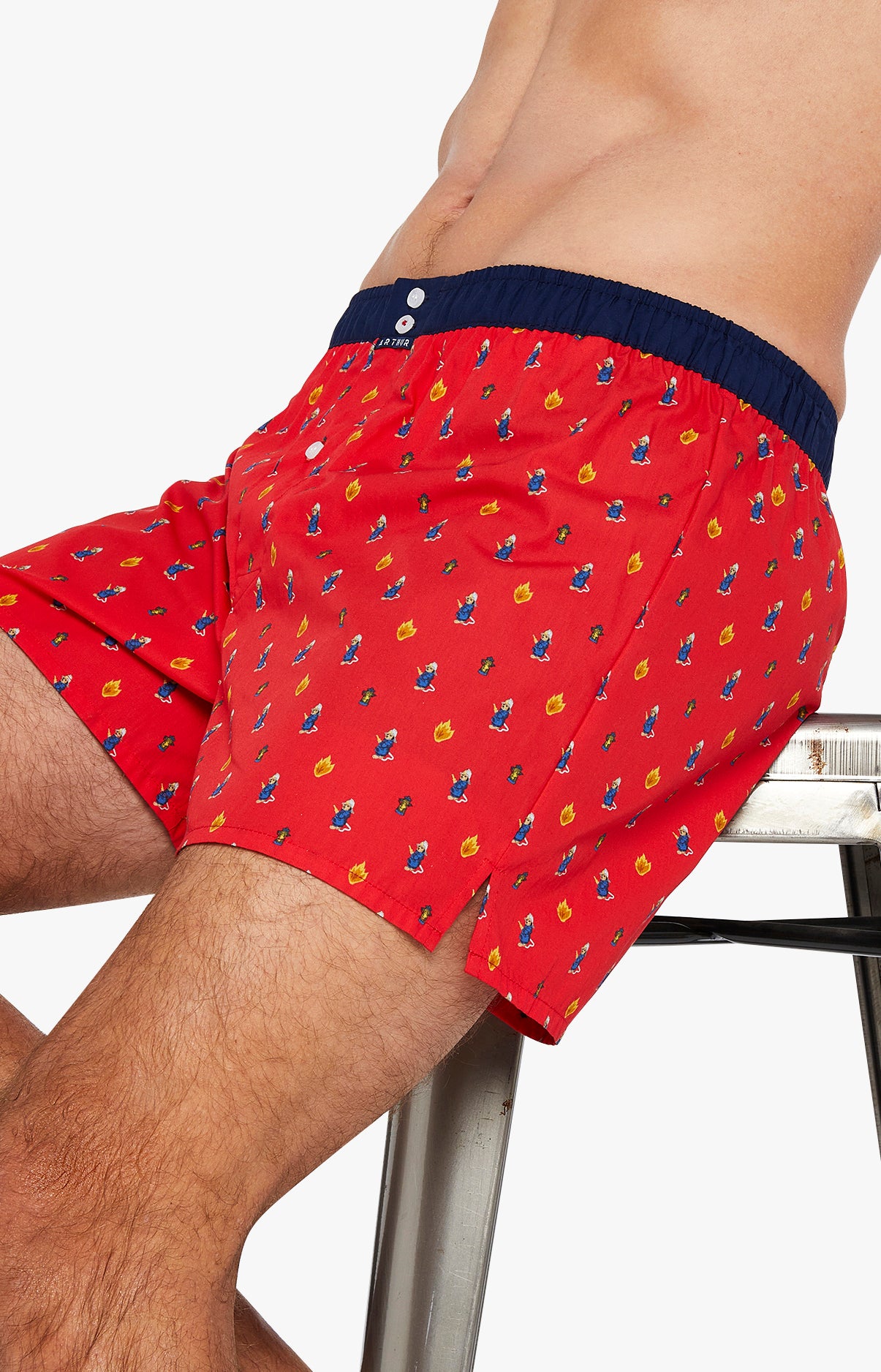 Caleçon avec suspensoir Homme Le Club n°1071 Rouge 5