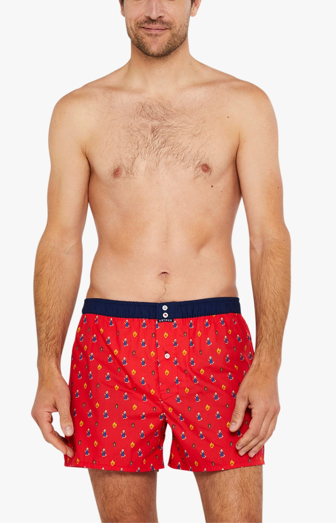Caleçon avec suspensoir Homme Le Club n°1071 Rouge 1