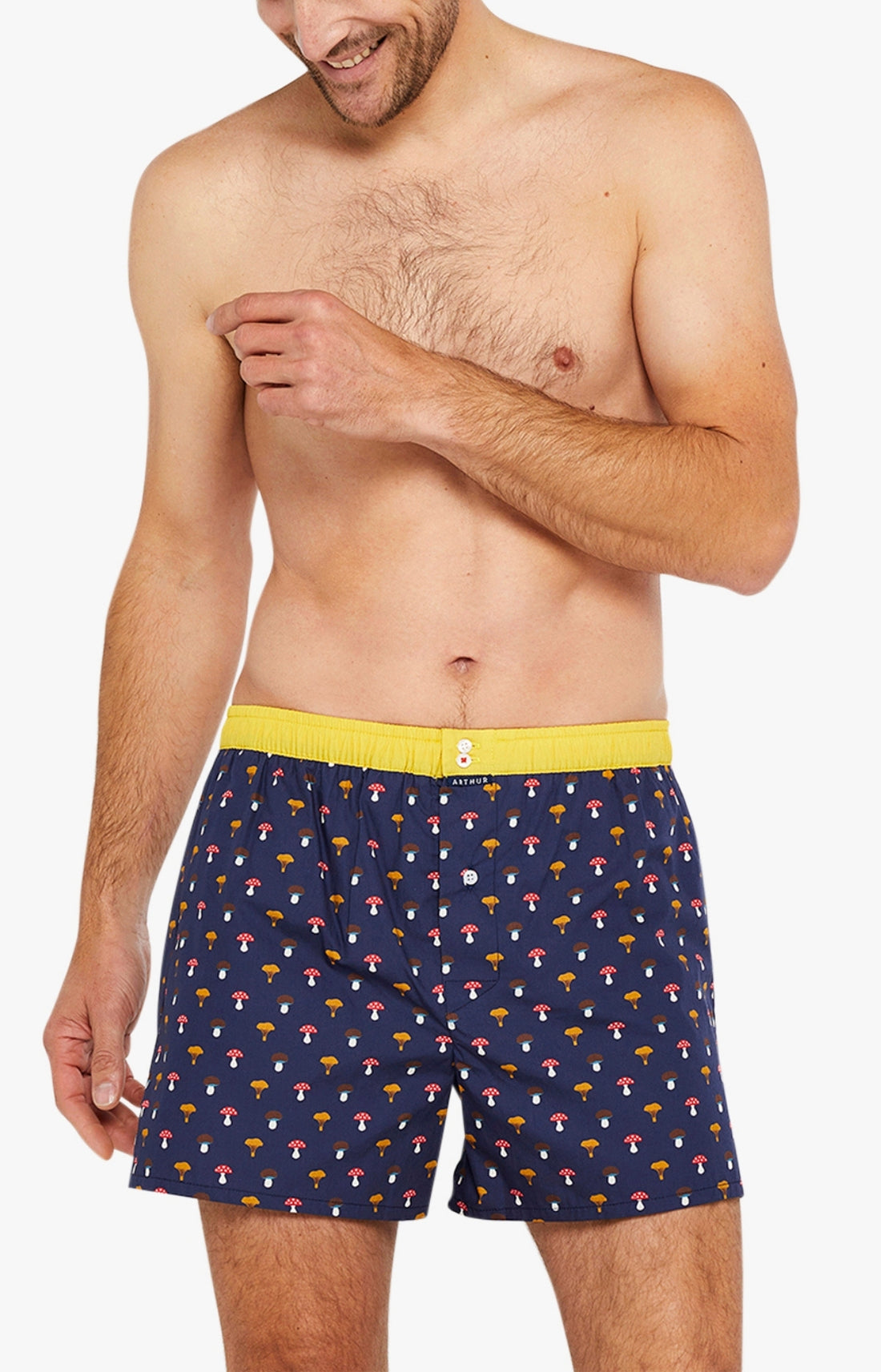 Caleçon avec suspensoir Homme Le Club n°1077 Marine 1
