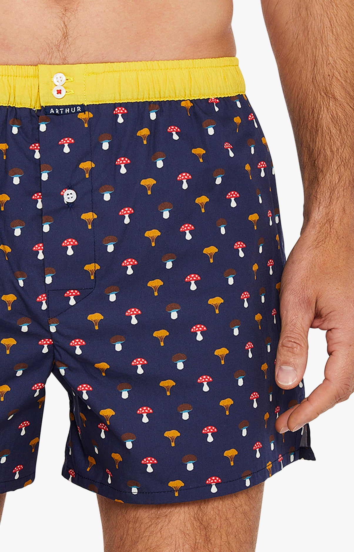 Caleçon avec suspensoir Homme Le Club n°1077 Marine 2