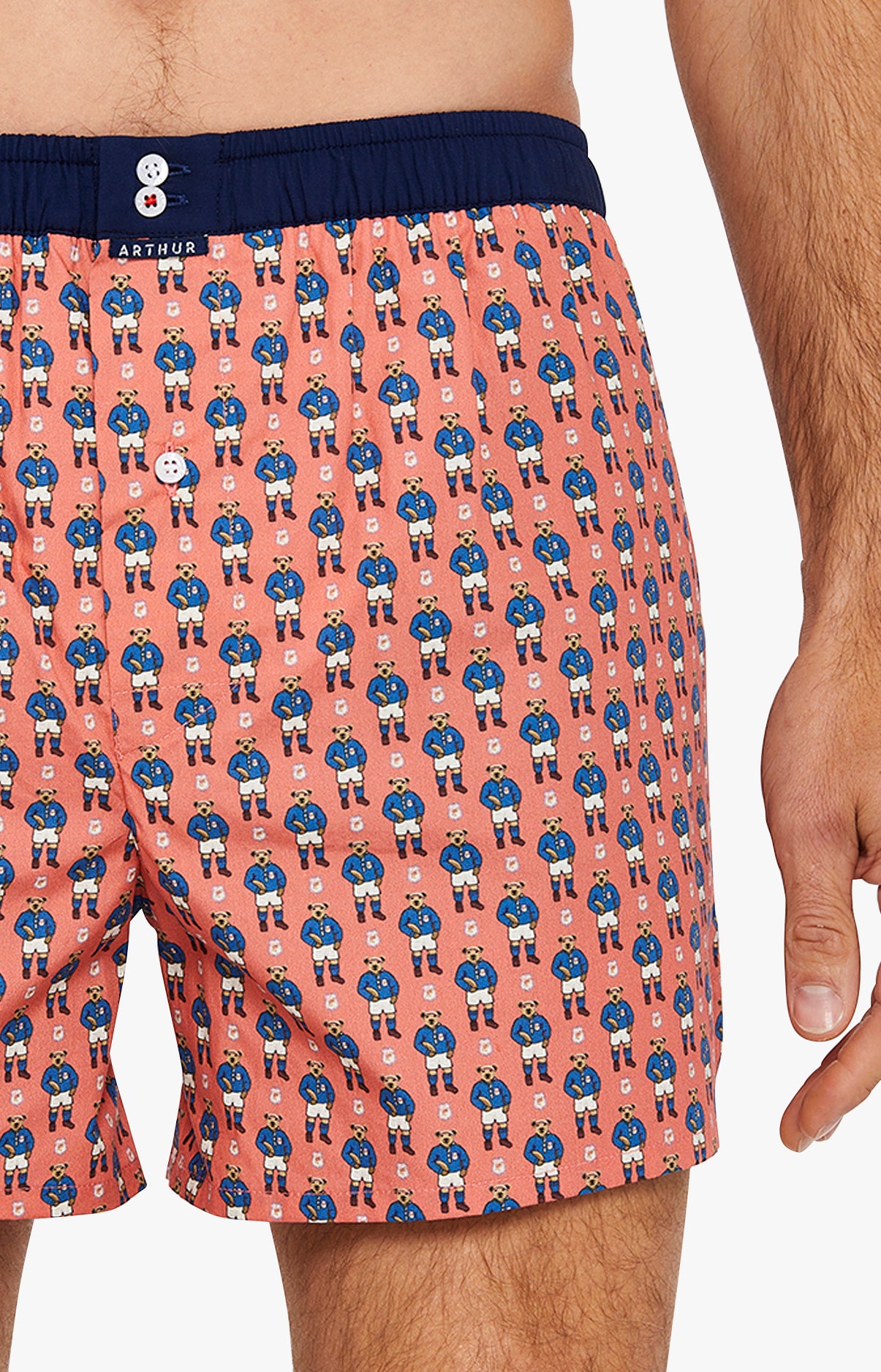 Caleçon avec suspensoir Homme Le Club n°1082 Orange 2