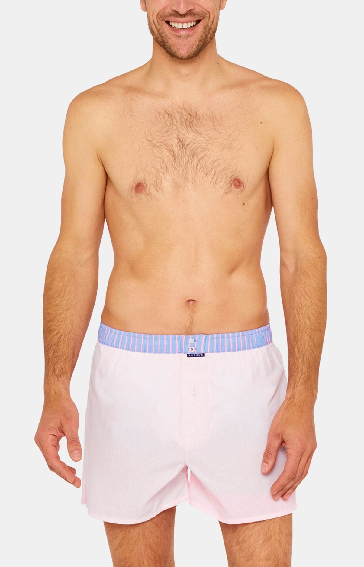 Caleçon avec suspensoir Homme Le Club n°1029 Rose 1