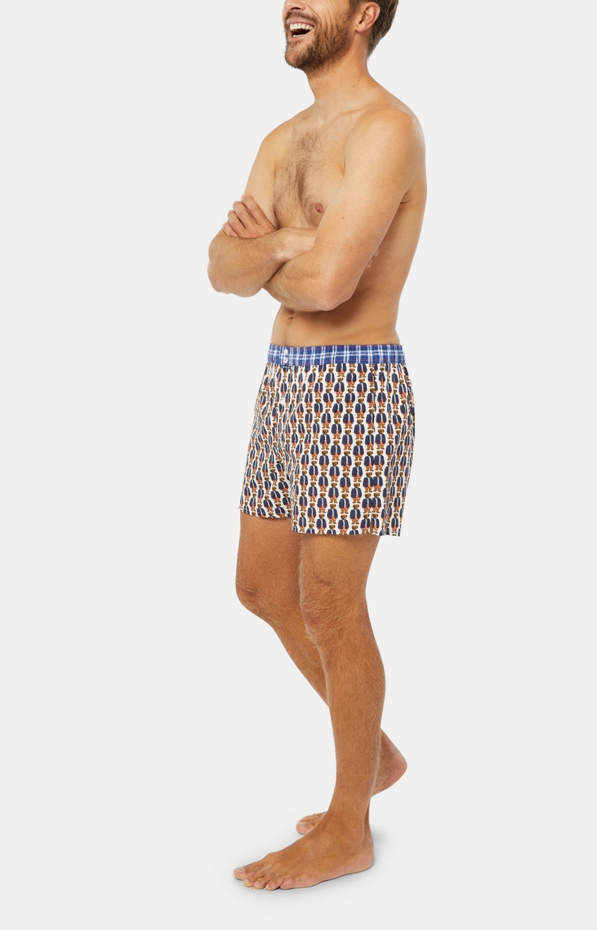 Caleçon avec suspensoir Homme Le Club n°1040 Blanc 4