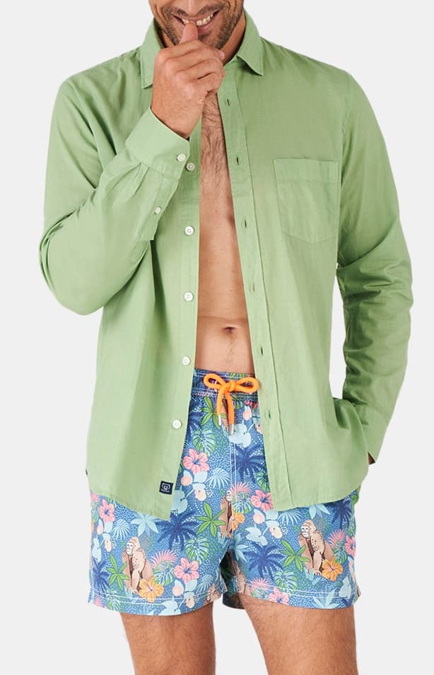Chemise manches longues - Voile de coton 1