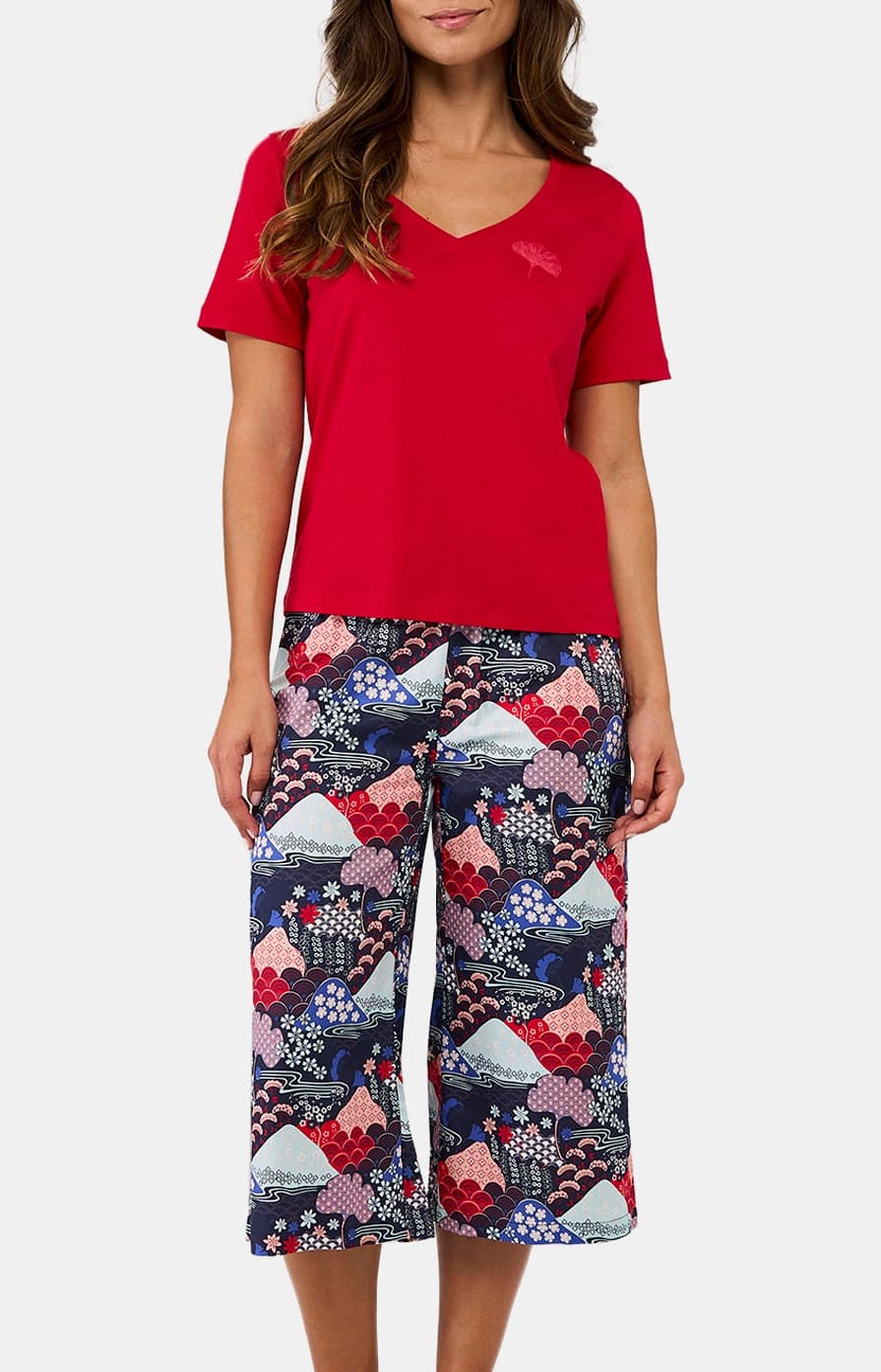 Pyjashort Femme Fuji Marine 1