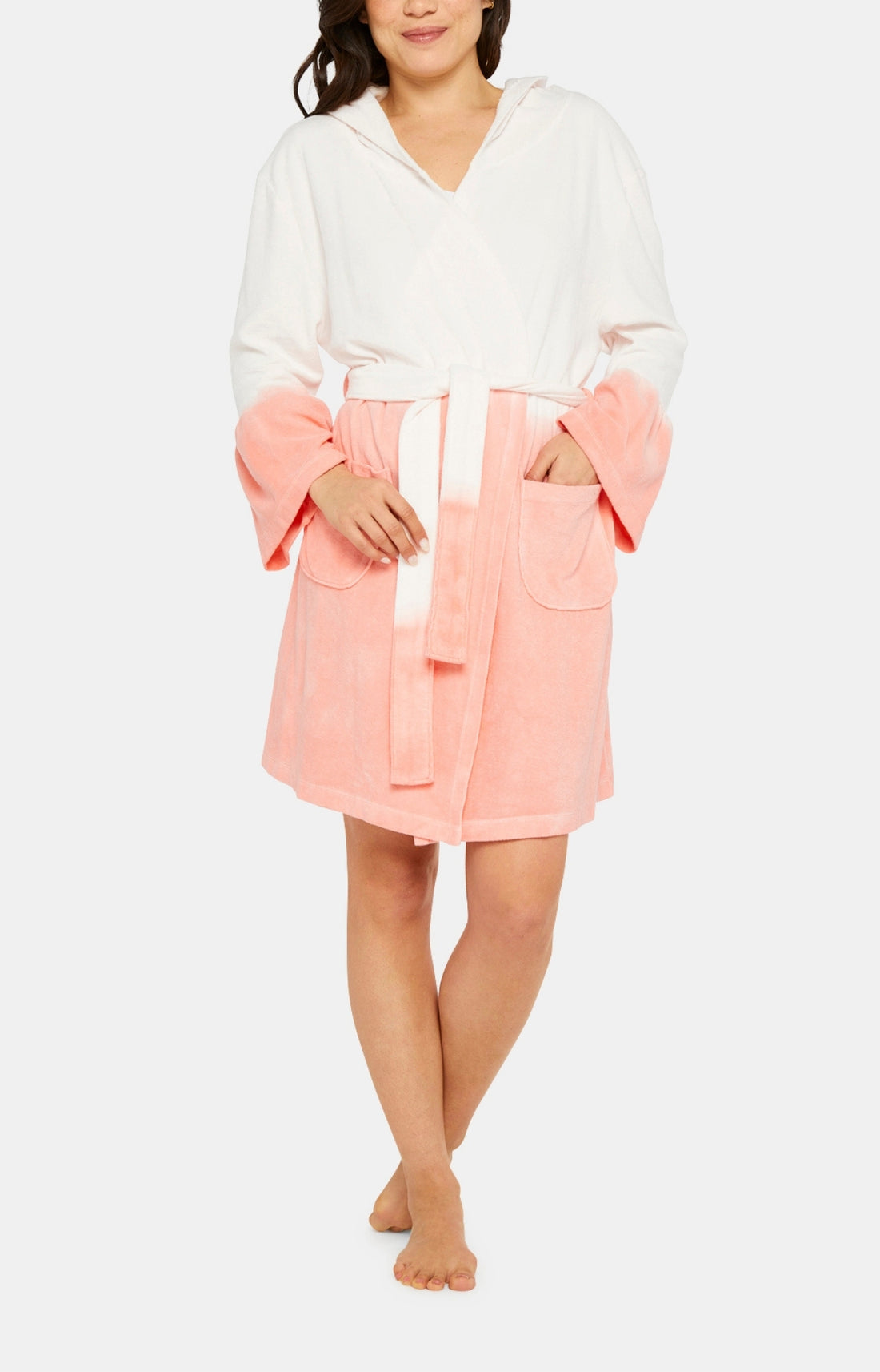 Peignoir Femme Tie &amp; Dye Rose 1
