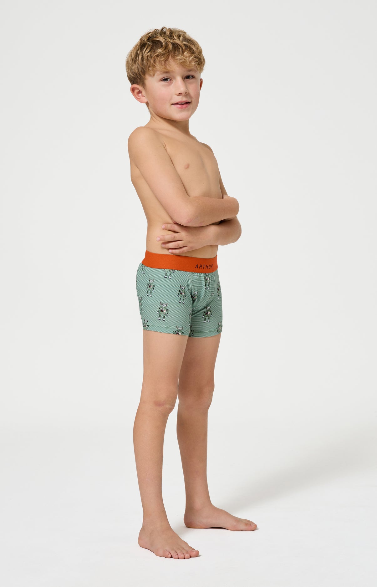 Boxer enfant Robot Imprimé robots 2