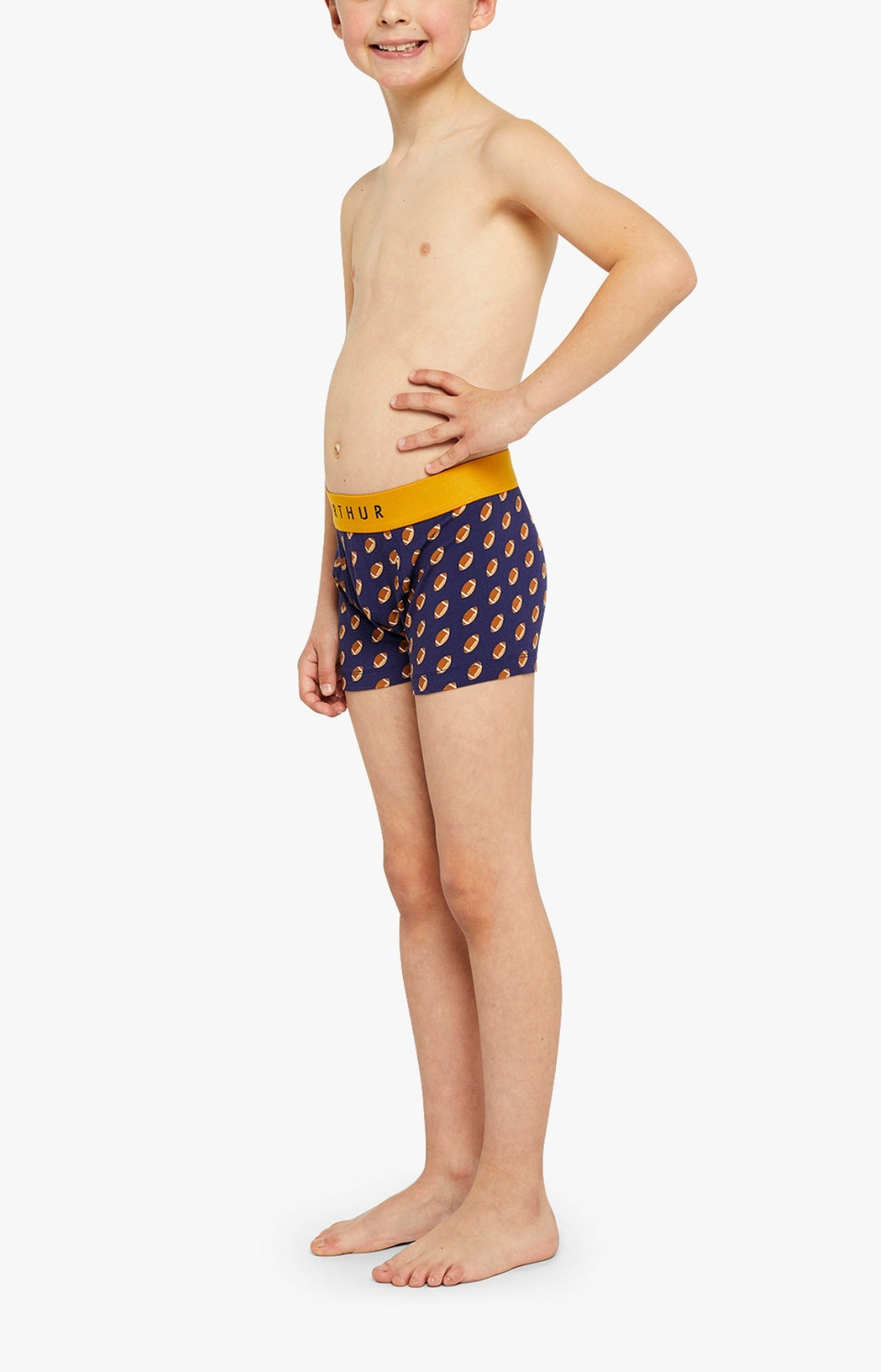 Boxer Enfant Rugby Marine 2