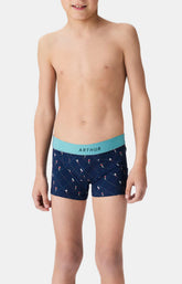 Boxers enfant Ski MARINE 1