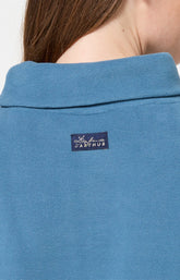 Pyjama polaire femme tartan bleu canard 5