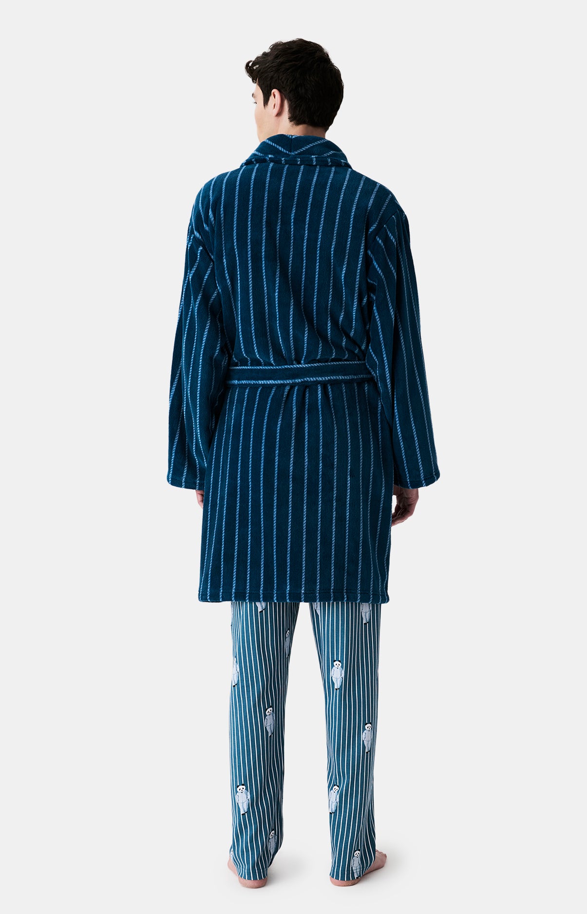 Robes de Chambre, Peignoirs &amp; Vestes Homme Pandastique PETROLE 7