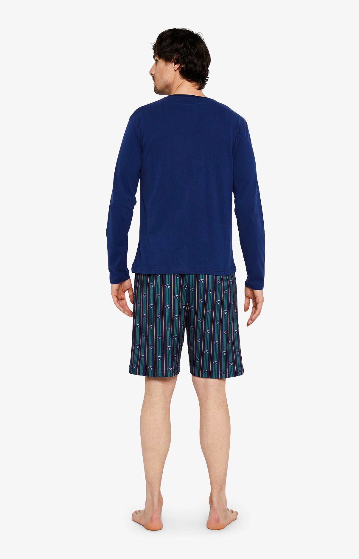 Pyjashort Homme long Infatiguable 2CV Marine 4