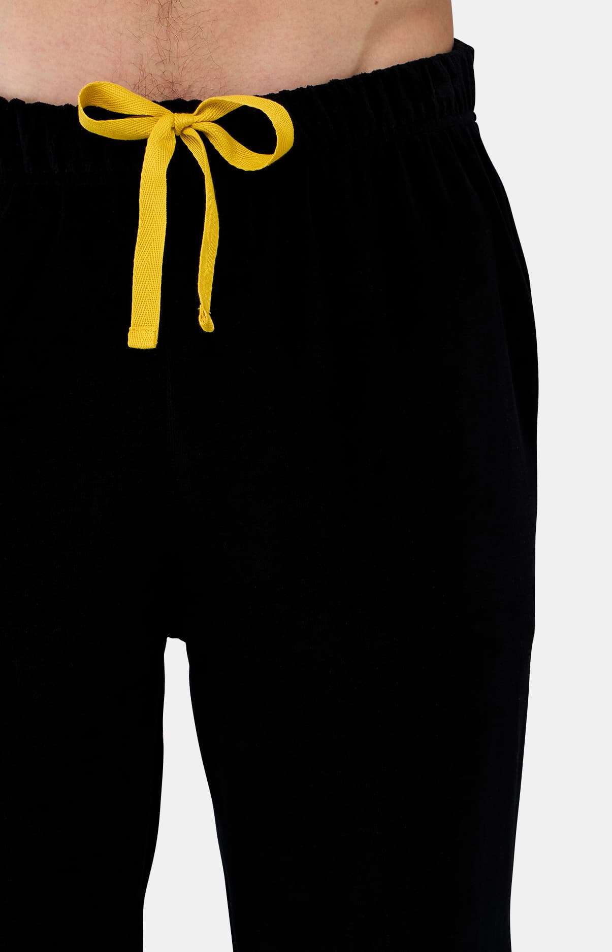 Pyjama manches longues Homme en polaire Noir 4