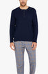 Tee-shirt Homme manches longues Coton Marine 7