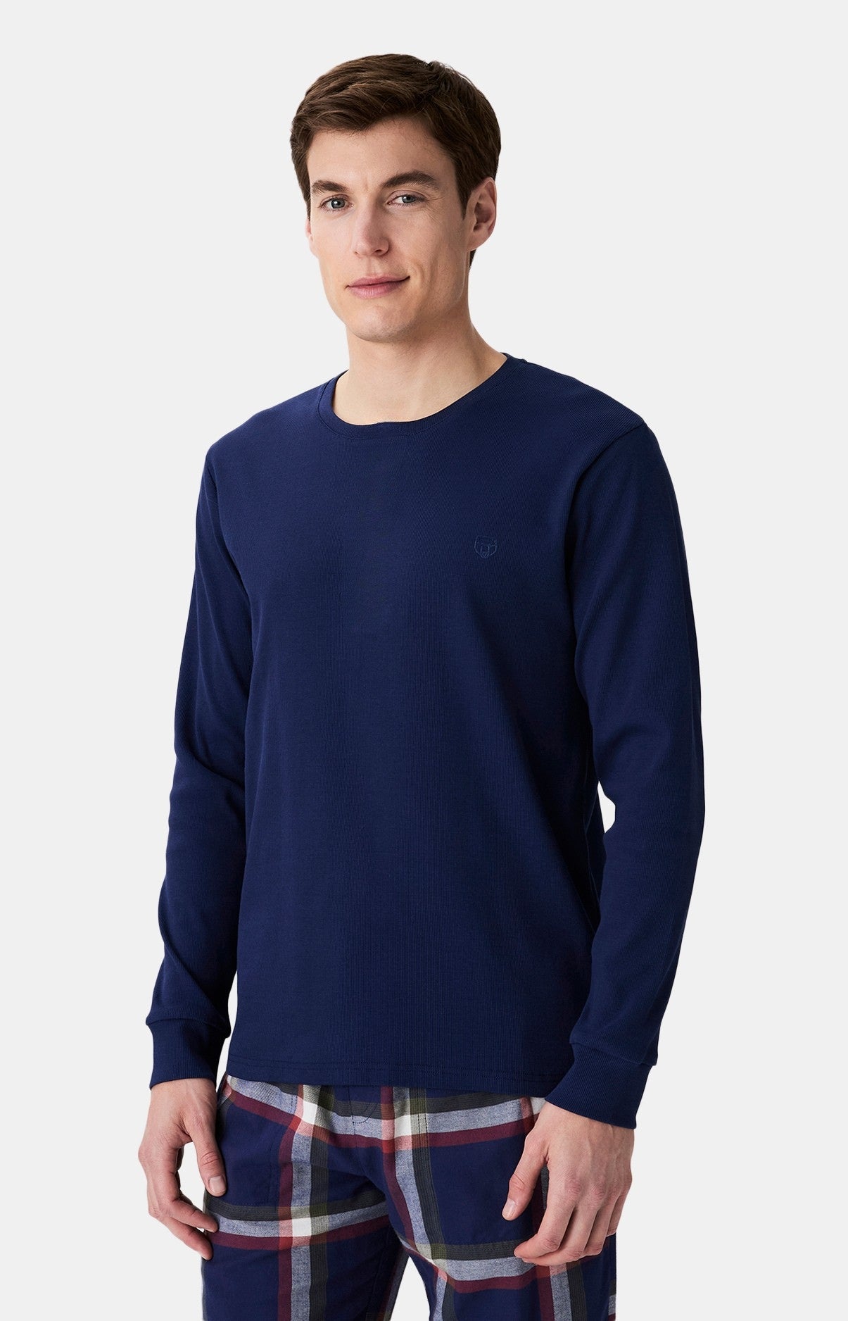Haut Homme shirt manches longues Abysse MARINE 2