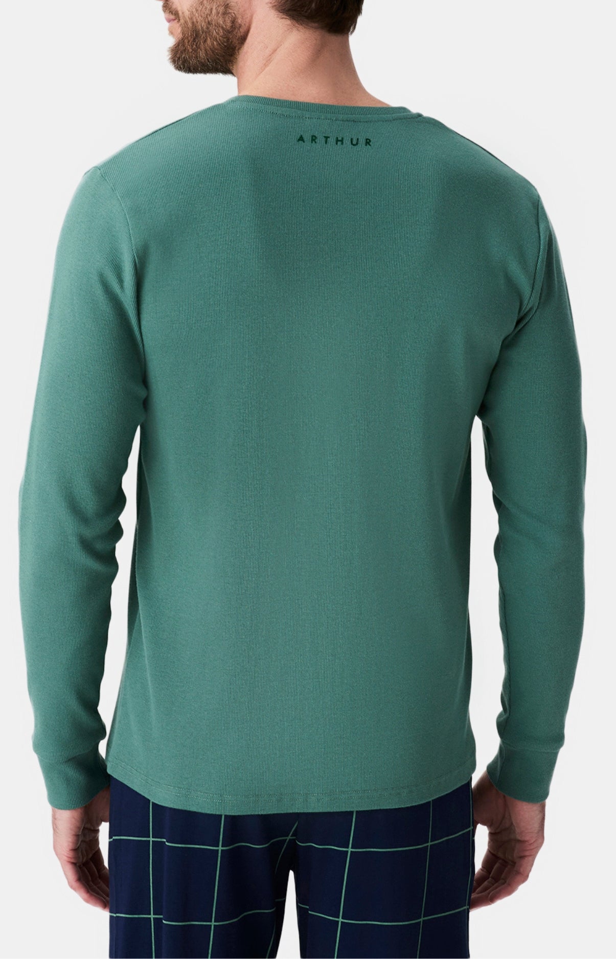 Haut Homme shirt manches longues Lichen SAUGE 5