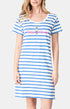 Chemise de nuit Femme Teddy In Paris Blanc et Ivoire 1