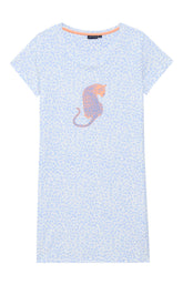 Chemises de nuit Femme Félina BLEU 3