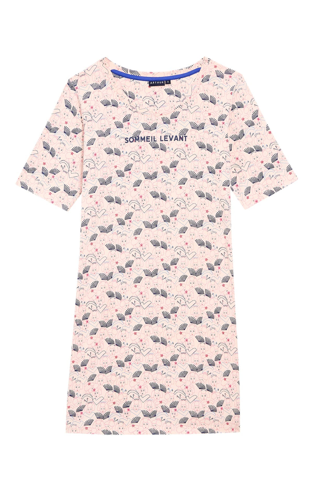 Chemise de nuit sommeil levant - Poudré 3